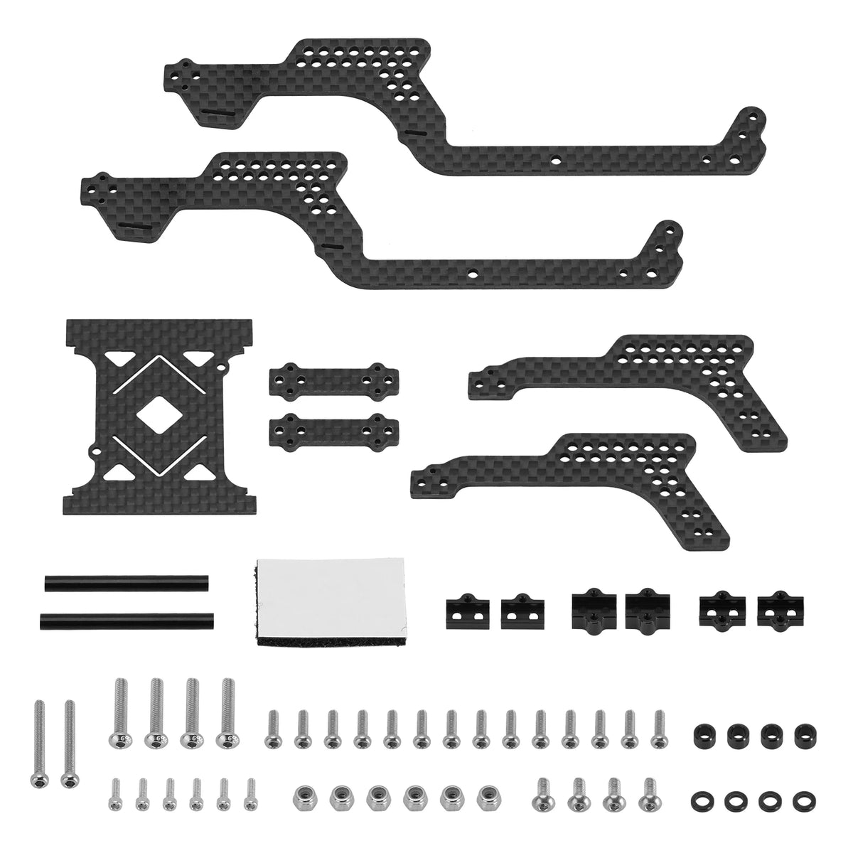 Cadre carbone INJORA pour montage LCG Traxxas TRX4M