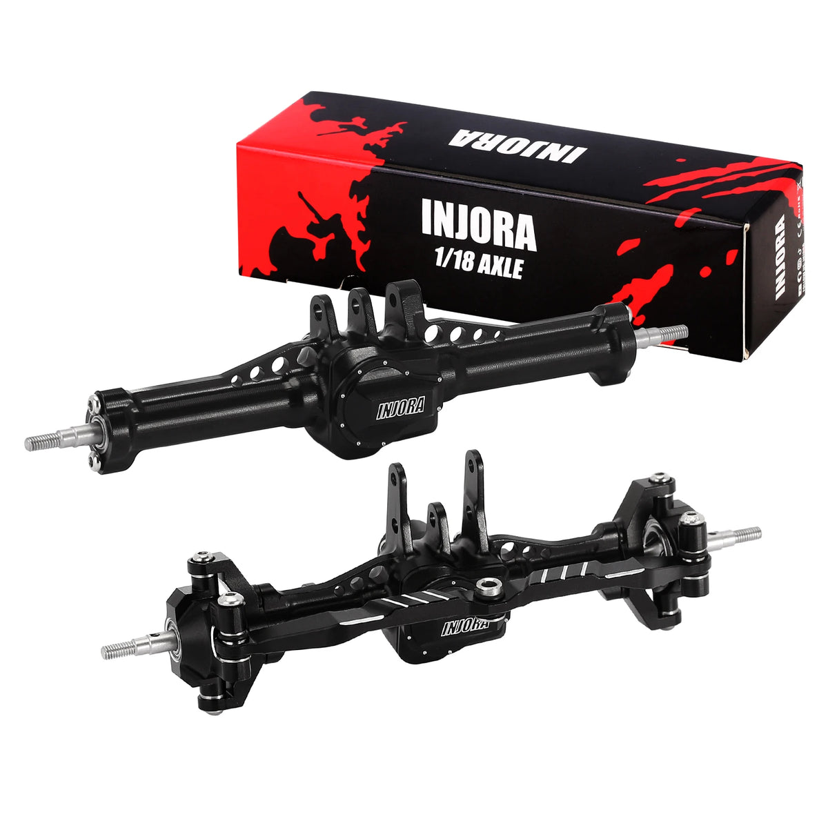 Essieux INJORA aluminium compatibles Traxxas TRX4M 1/18
