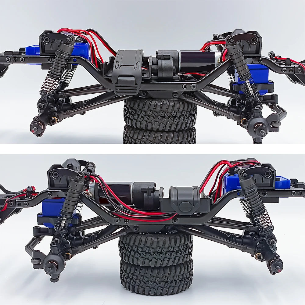 Kit AXSPEED +1/4 pouce pour suspension TRX4M – vue complémentaire