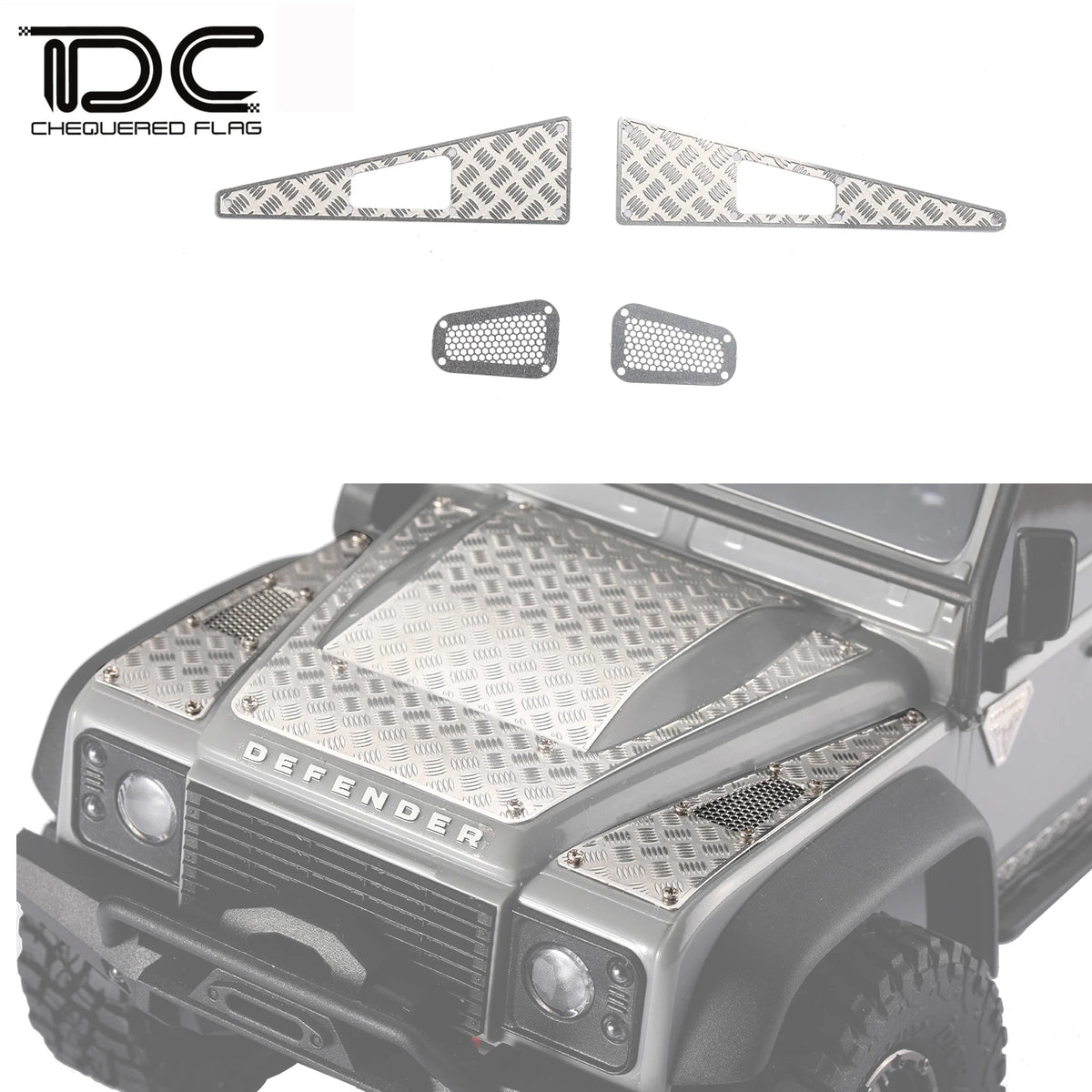 Kit protection décoration TRX4M Defender D90 D110 – vue 27