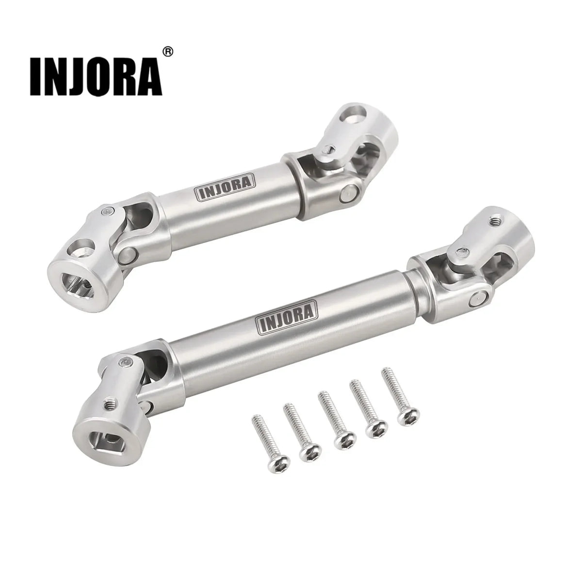 INJORA TRX4M – Pièces & améliorations - Cardans centraux inox INJORA V2 pour TRX4M Defender et Bronco 1/18
