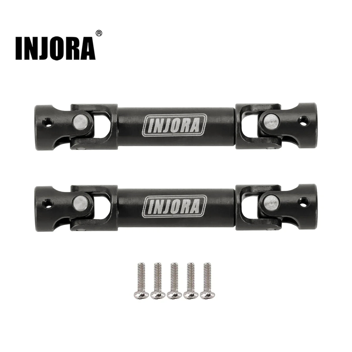 INJORA FCX24 – Pièces & améliorations - Arbres de transmission acier renforcé INJORA pour FMS FCX24 1/24