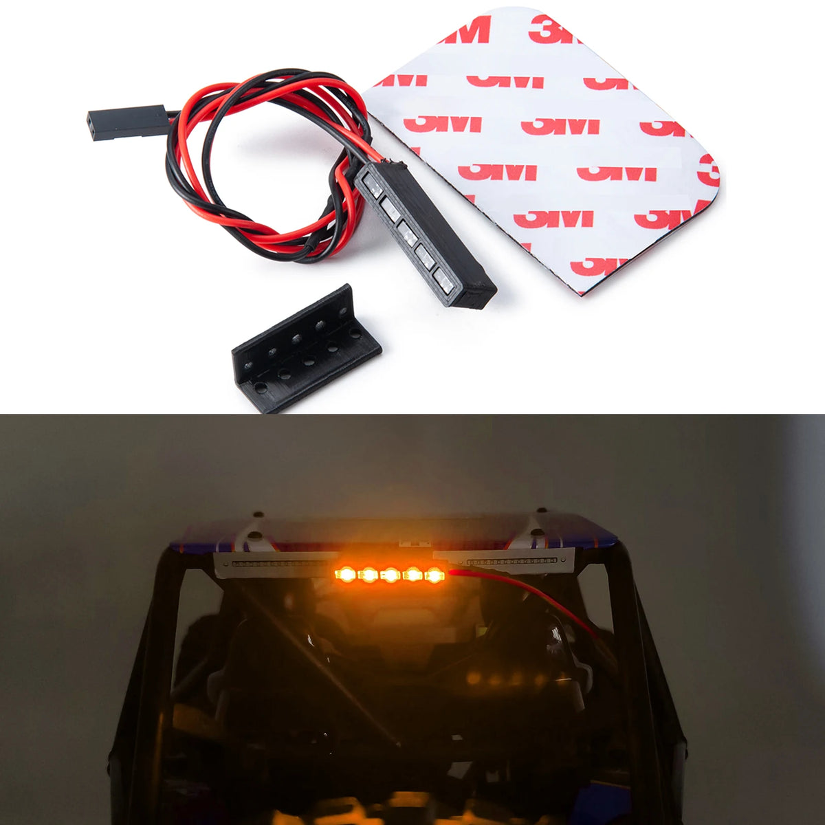 Barre LED de toit AXSPEED 32 / 65 mm pour RC 1/10 – vue 10