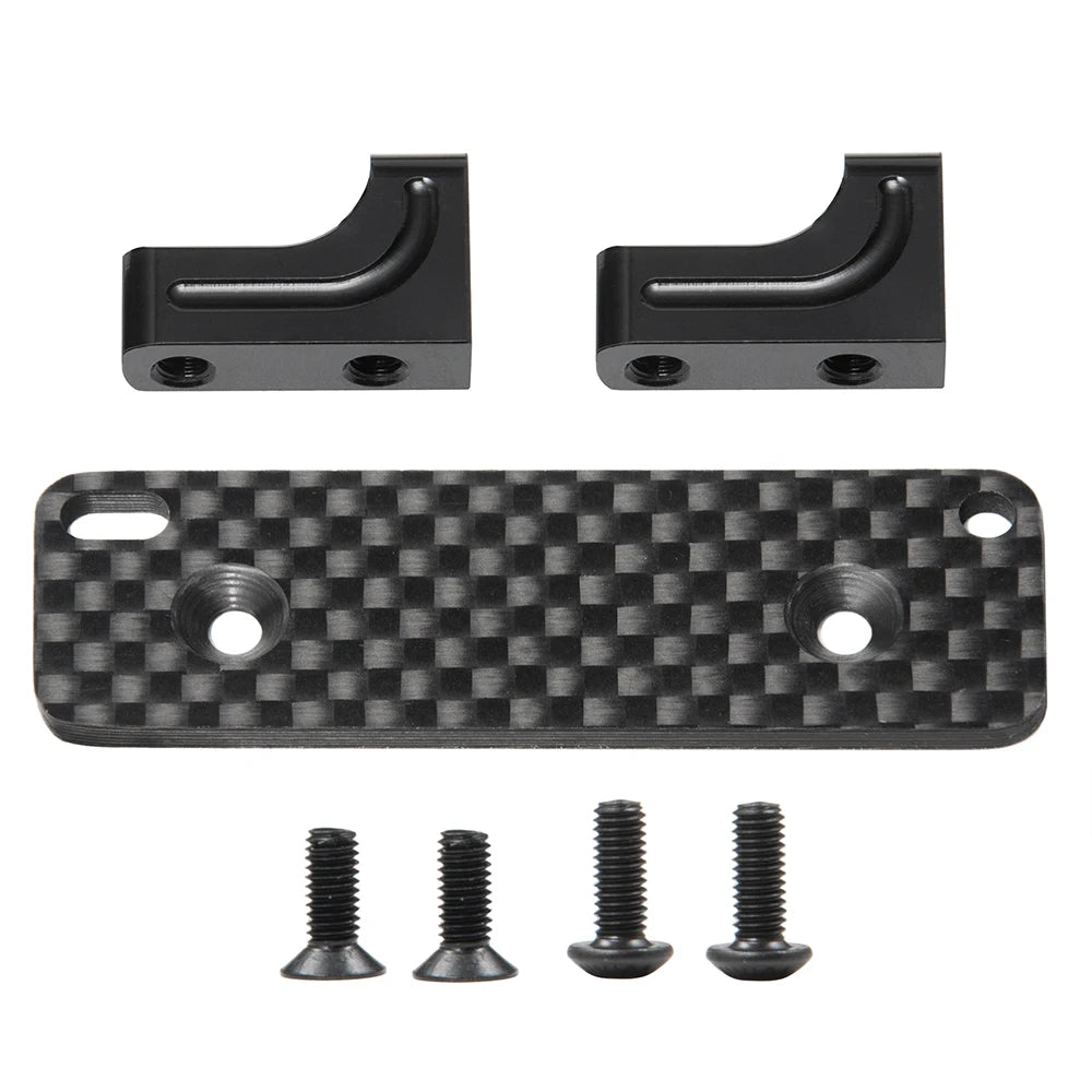Support servo AXSPEED métal avec skid carbone SCX10 Capra Wraith – vue complémentaire