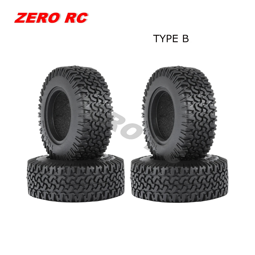 Roues pneus 1.55 pour crawler RC – vue 4
