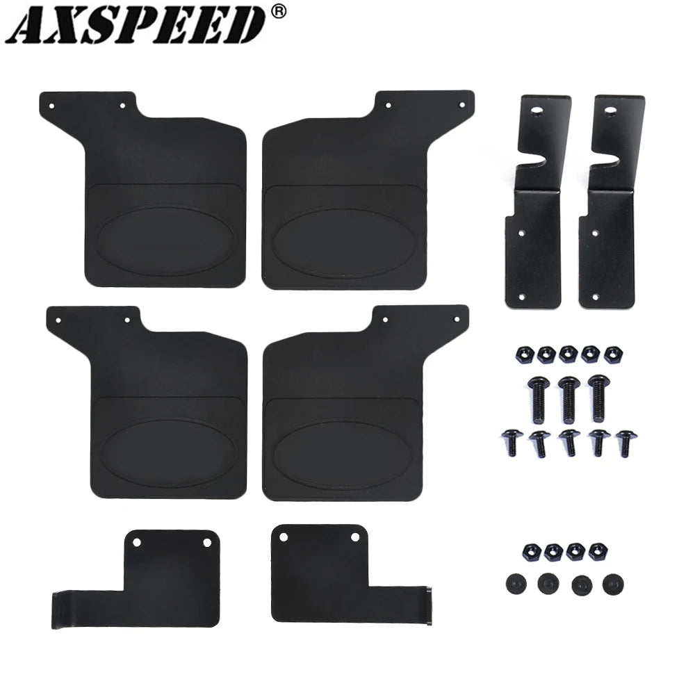 Bavettes avant et arrière AXSPEED en caoutchouc pour Traxxas TRX4