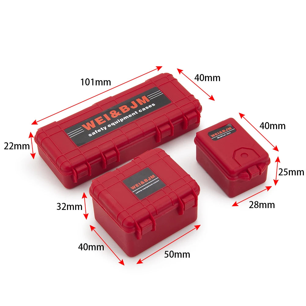 Accessoires caisses AXSPEED pour crawler 1/10 – présentation