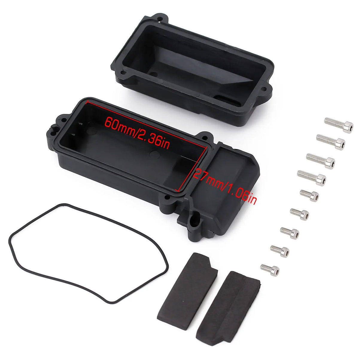 Boîtier récepteur étanche INJORA pour crawler 1/10 – présentation