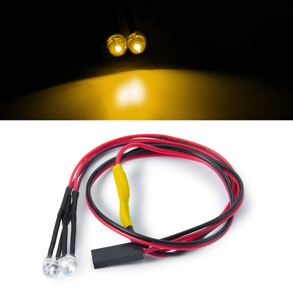 Éclairage LED AXSPEED rouge blanc jaune vert pour SCX10 II – détail produit
