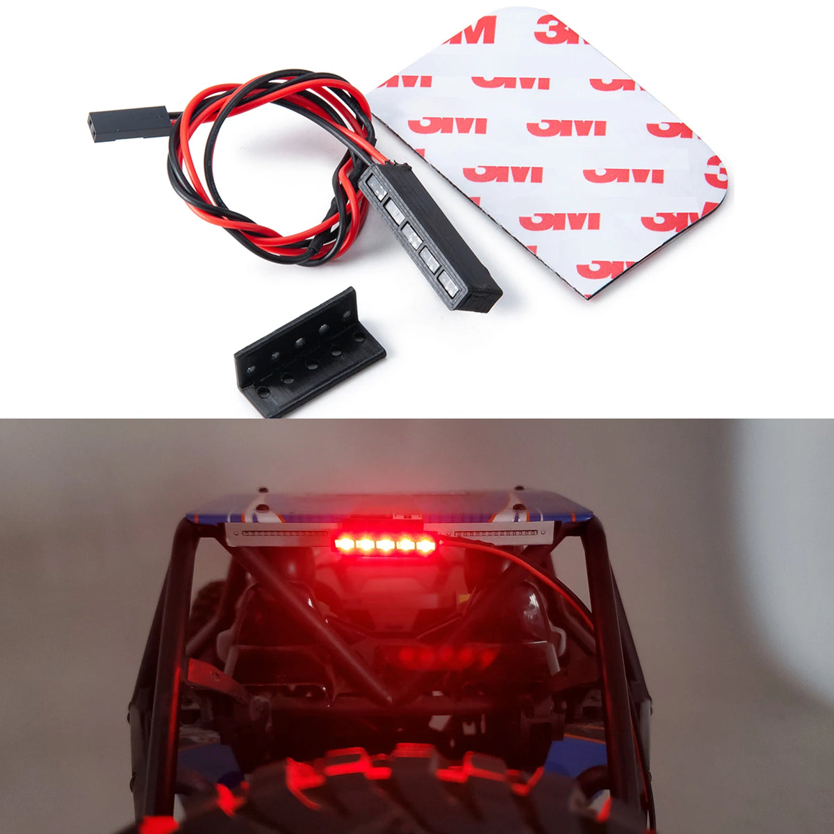 Barre LED de toit AXSPEED 32 / 65 mm pour RC 1/10 – vue 8
