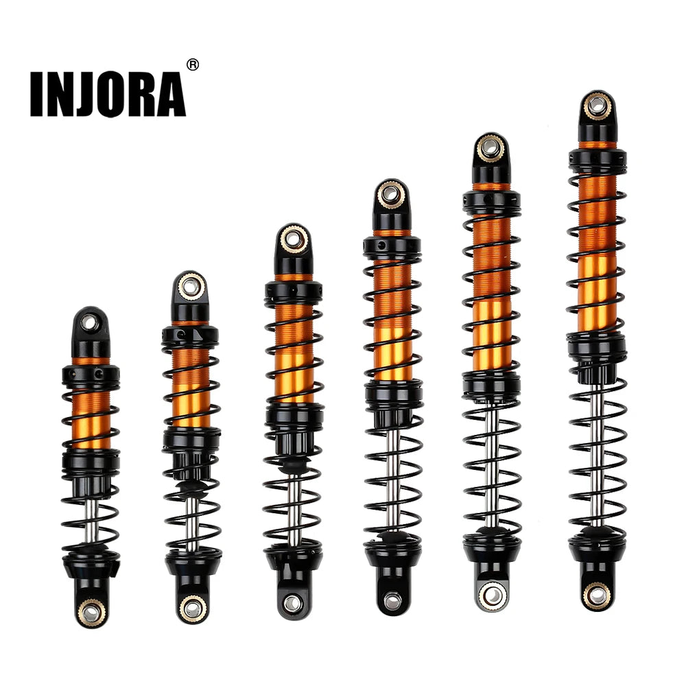 Amortisseurs huile INJORA métal 70 à 120 mm pour SCX10 TRX4 TRX6