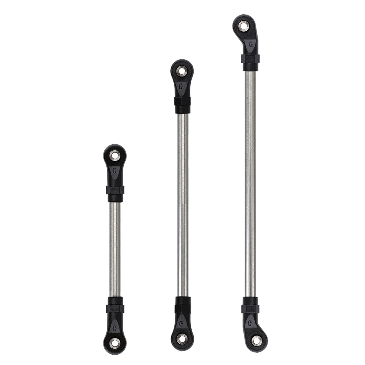 INJORA Kit biellettes inox à assembler, empattement 313/324 mm, pour TRX4 / TRX6 1/10