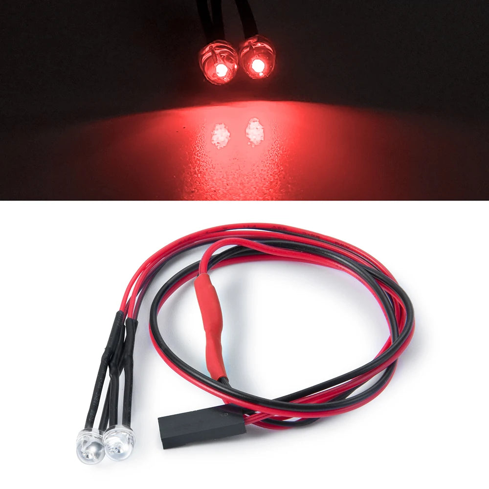 Spots LED 4,5 mm AXSPEED pour crawler SCX10 II – détail