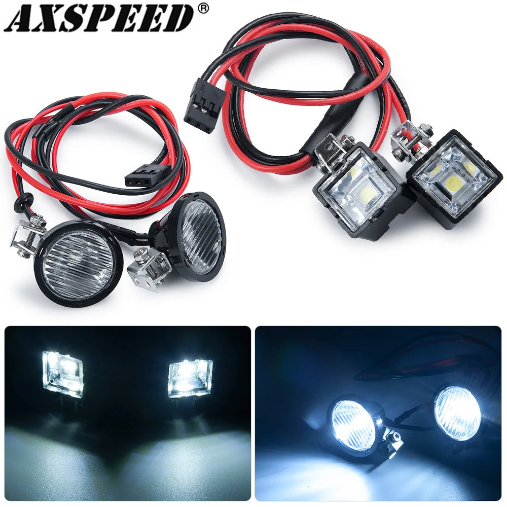 Projecteurs LED AXSPEED 5 à 7,4 V pour crawler RC 1/10