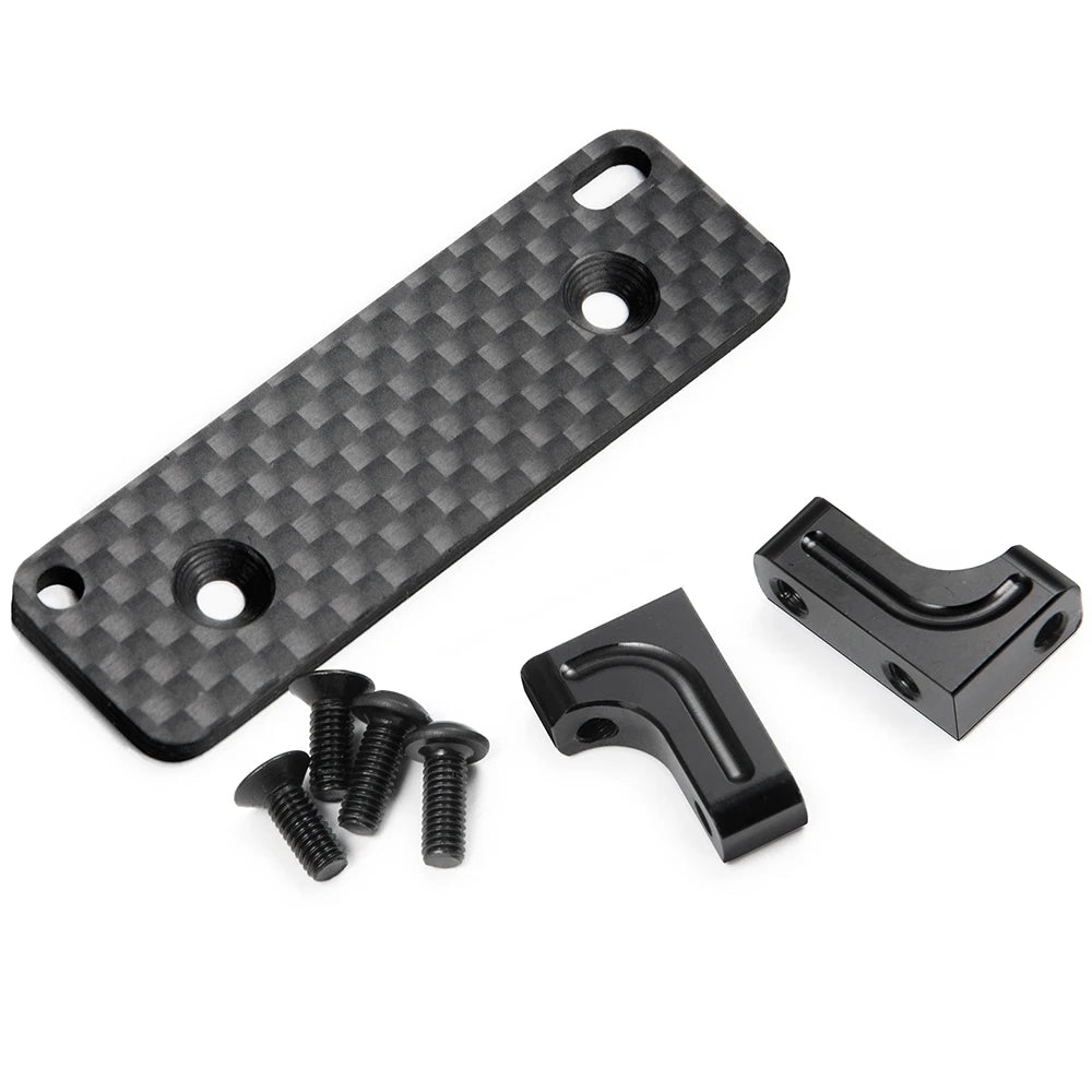 Support servo et plaque skid carbone crawler 1/10 – détail produit