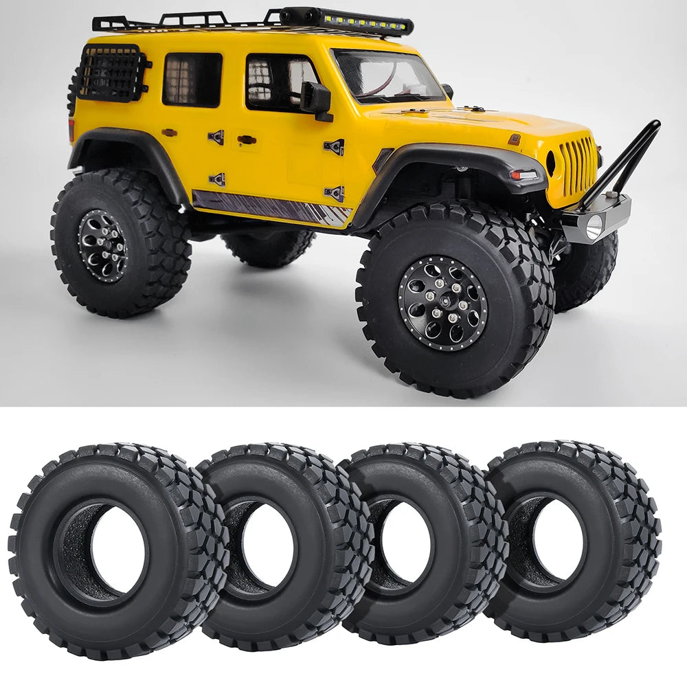 Pneus souples AXSPEED 1.0 50 / 54 mm pour SCX24 / TRX4M – vue complémentaire 2