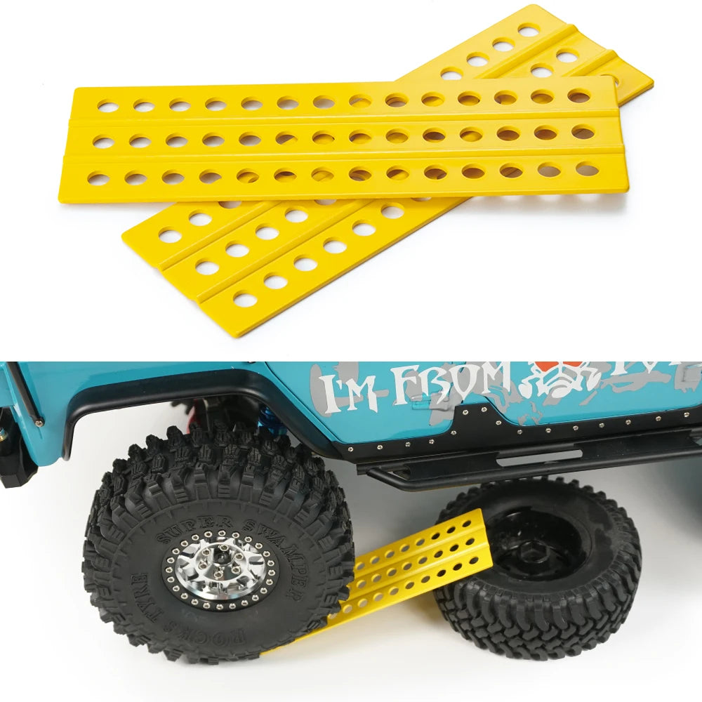Plaques de désensablage métal AXSPEED 38 × 120 mm pour crawler 1/10 – vue 5