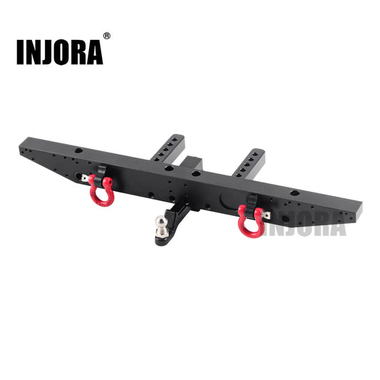 Pare-chocs arrière INJORA métal avec anneaux D pour Traxxas TRX4