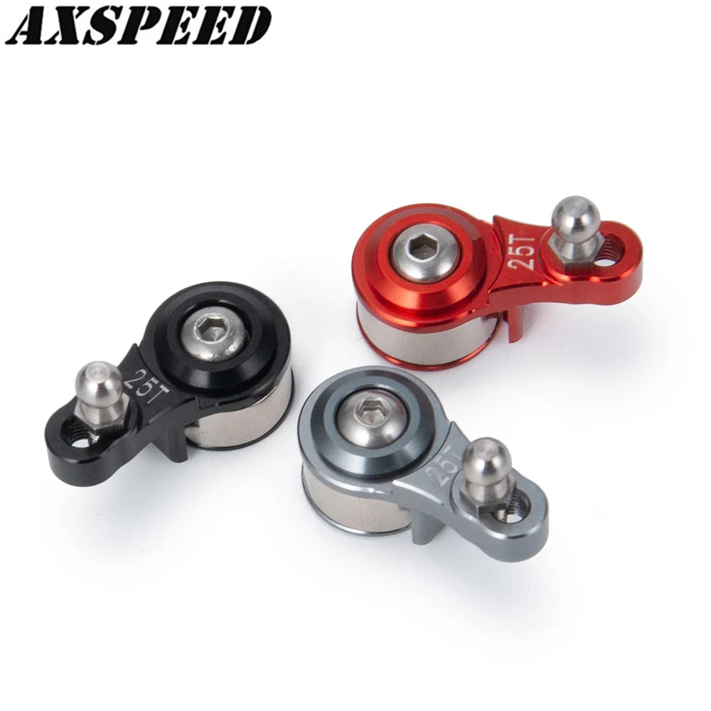 Servo Saver aluminium AXSPEED 25T réglable pour TRX4 / TRX6 / TT01 – vue 2