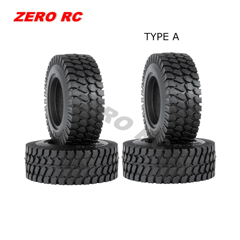 Pneus roues 1.55 pour crawler RC 76 x 27 / 95 x 35 mm – vue 2