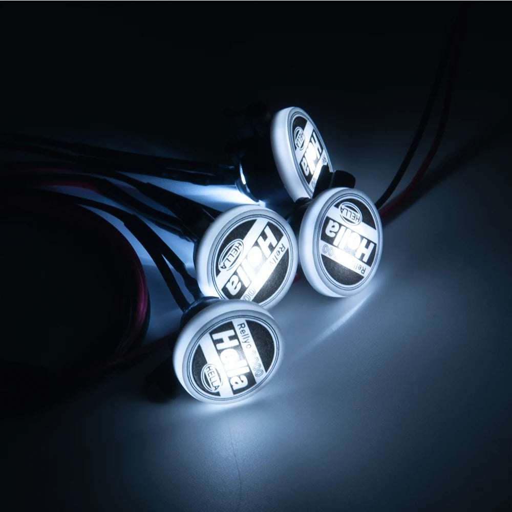 Projecteurs de toit LED AXSPEED 2 / 4 feux avec caches pour crawler 1/10 – vue 5