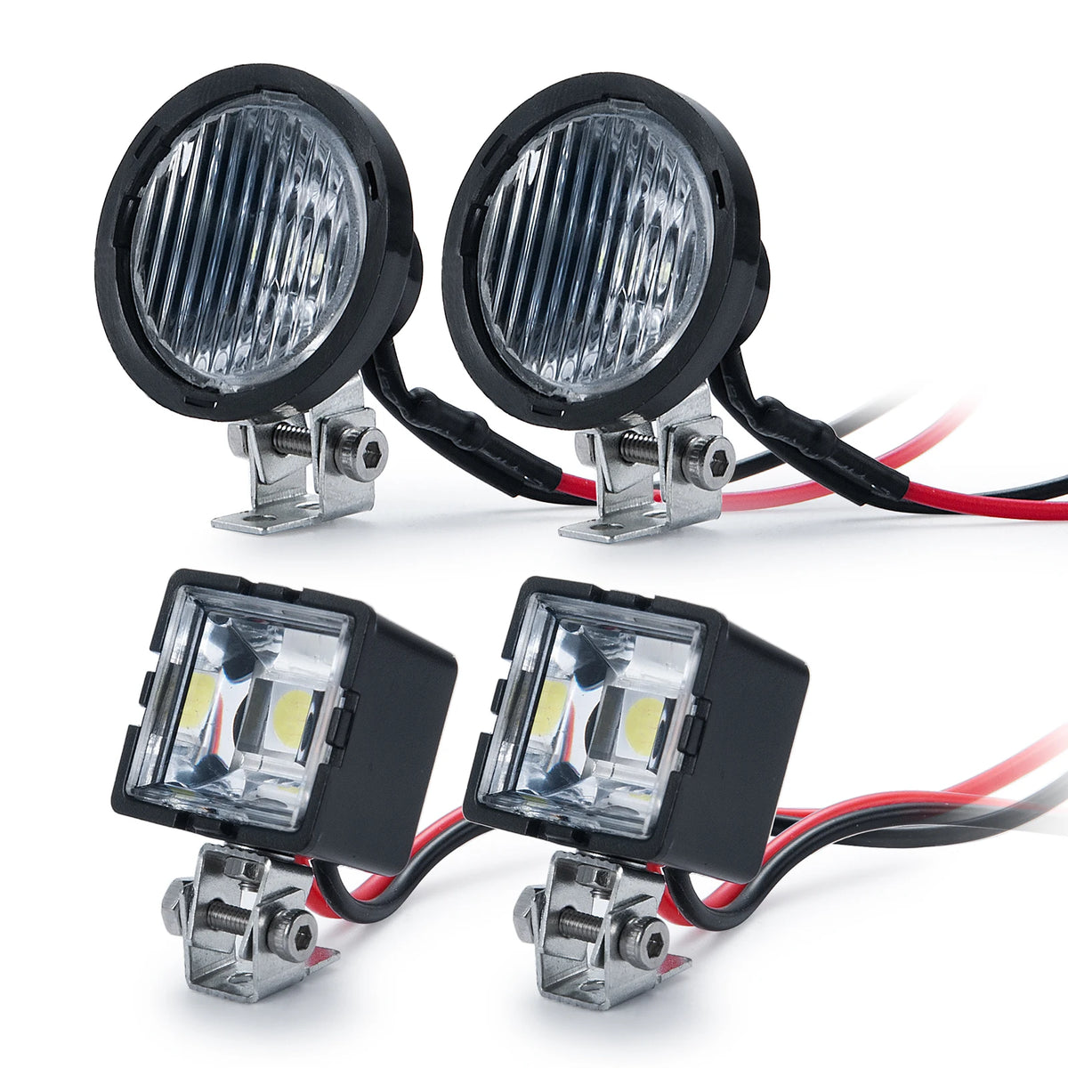 Projecteurs LED AXSPEED 5 à 7,4 V pour crawler RC 1/10 – vue 2