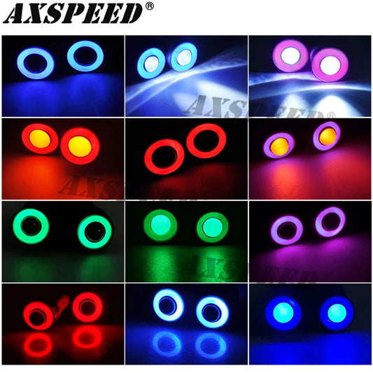 Phares LED Angel Demon Eyes AXSPEED pour Axial SCX10 1/10