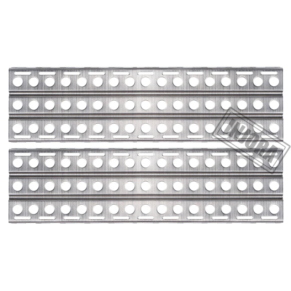 INJORA 2 plaques de désensablage métal 144×40 mm pour crawler RC 1/10