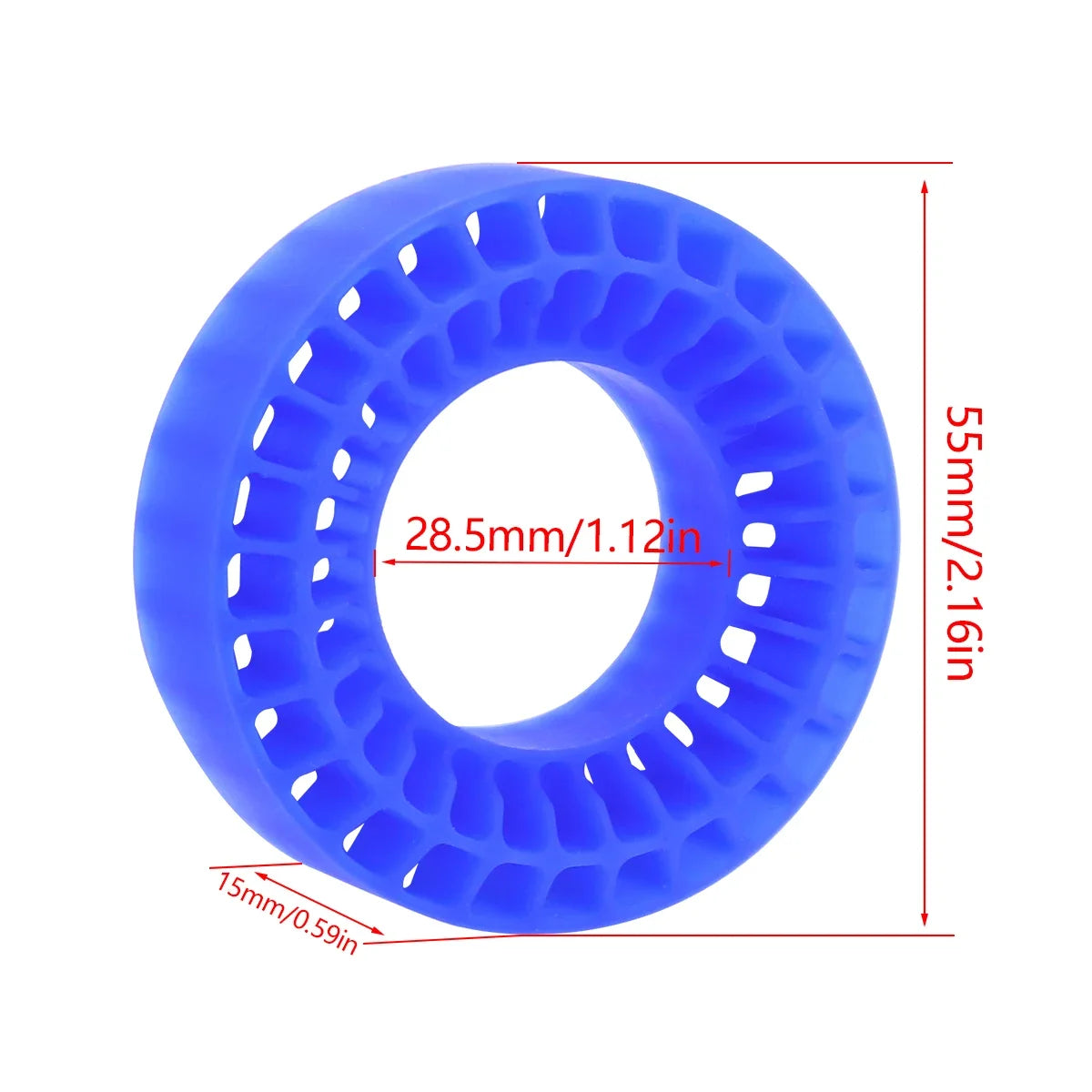 Inserts silicone étanches pour pneus micro crawler – vue produit