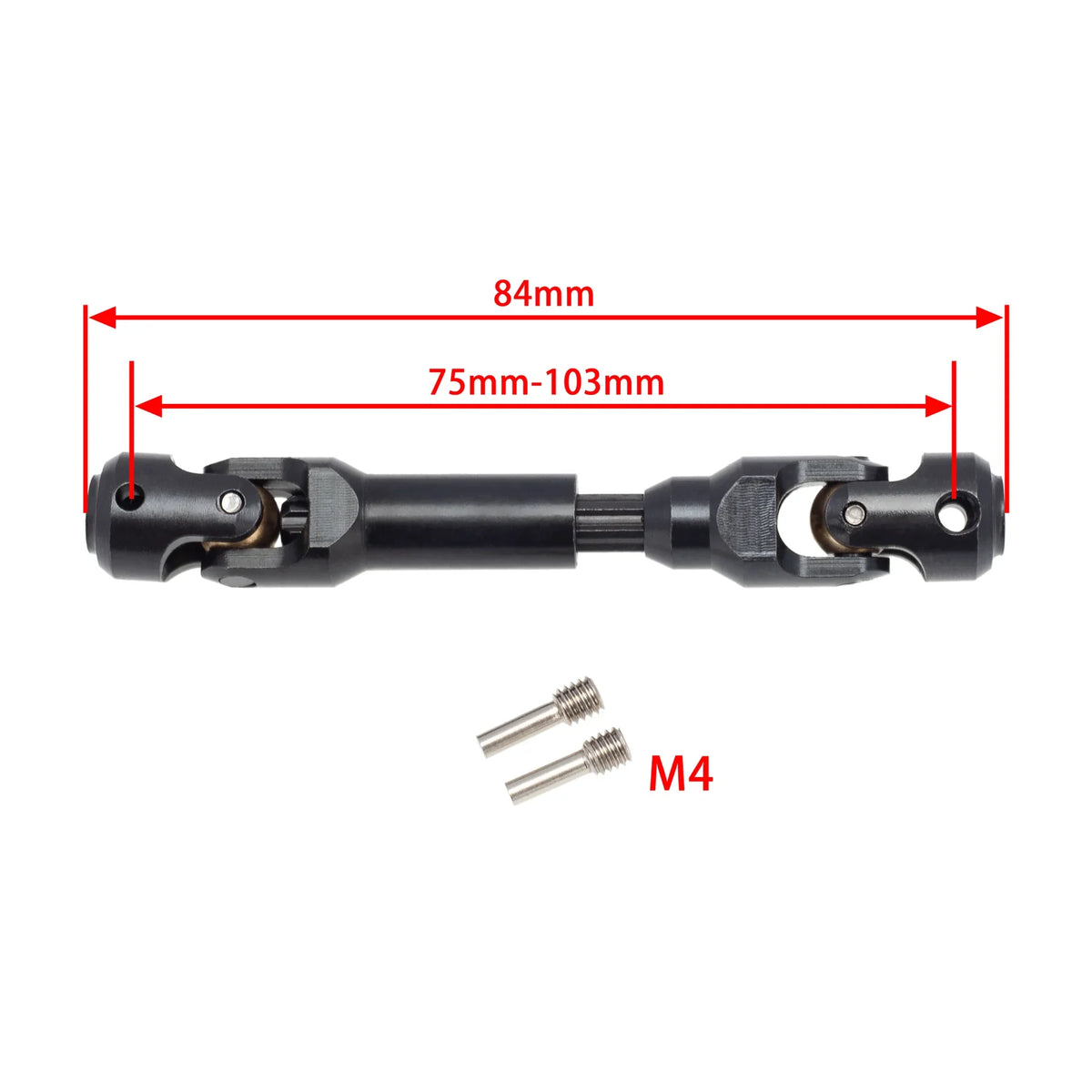 Arbre transmission télescopique MEUS crawler – détail produit