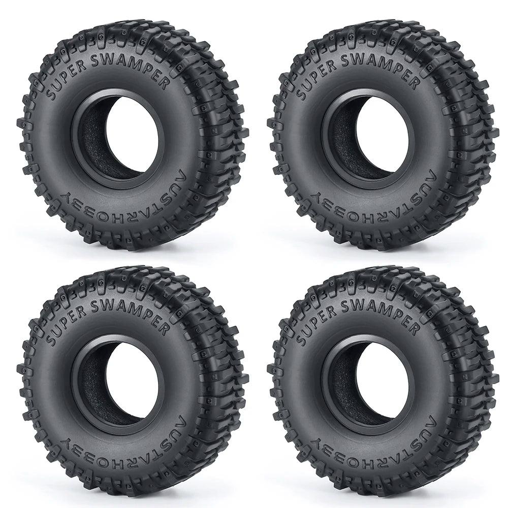 Pneus souples YEAHRUN 50 à 65 mm pour crawler RC