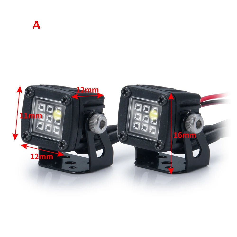 Spots LED latéraux AXSPEED de galerie TRX4 SCX10 Wraith – vue 3