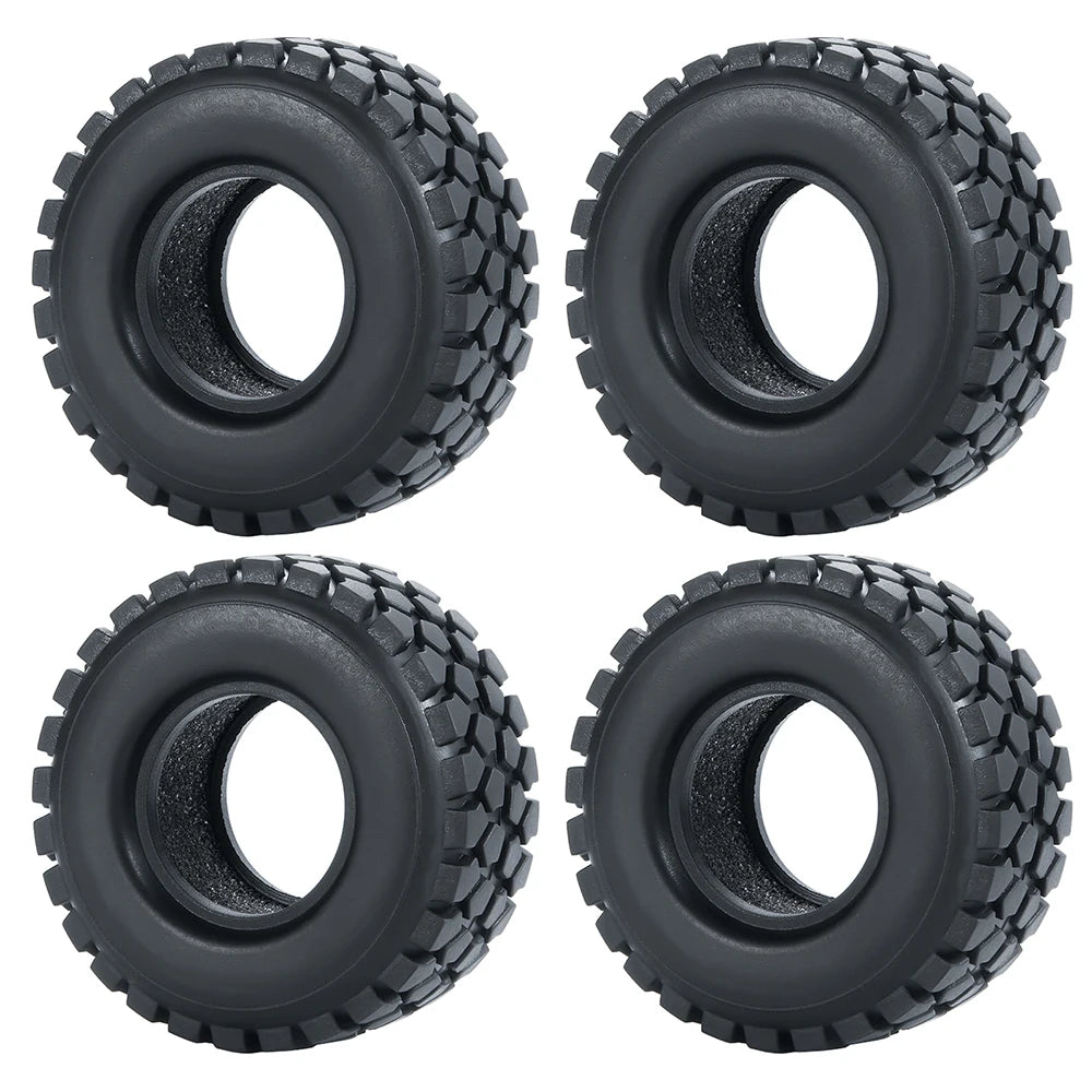 Jeu de pneus YEAHRUN 1.0 pour Traxxas TRX4M et Axial SCX24