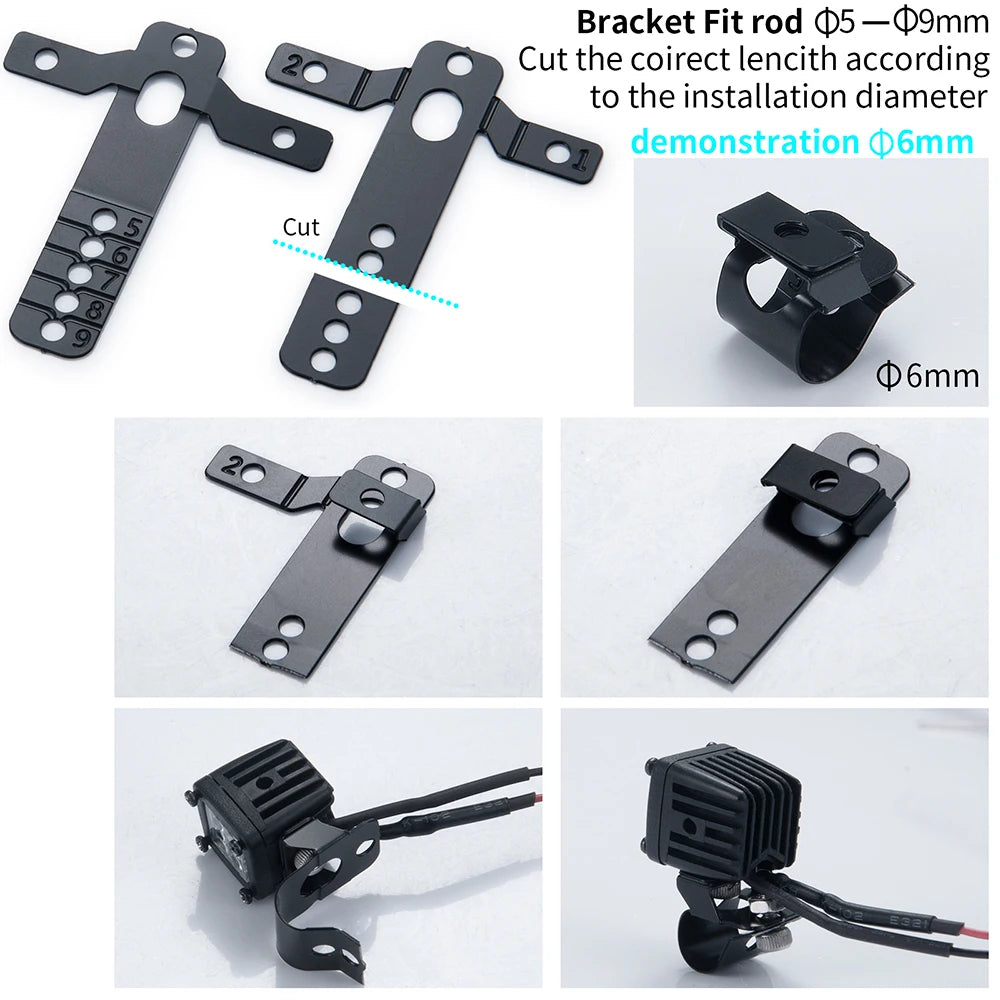Projecteurs LED carrés AXSPEED pour SCX10 / TRX4 / TRX6 1/10 – vue 5