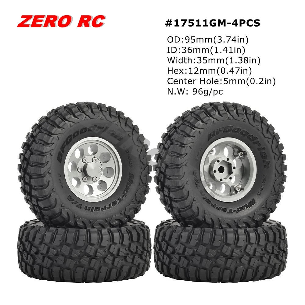 Pneus 1.55 souples crawler RC – vue 9