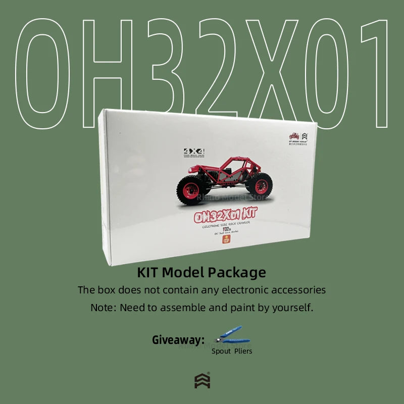 Kit mini crawler Orlandoo Hunter OH35 OH32 – vue 8