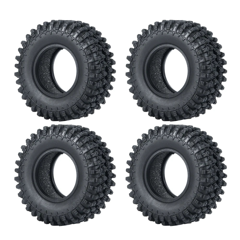 Pneus YEAHRUN pour crawler TRX4M 1/18 et SCX24 1/24