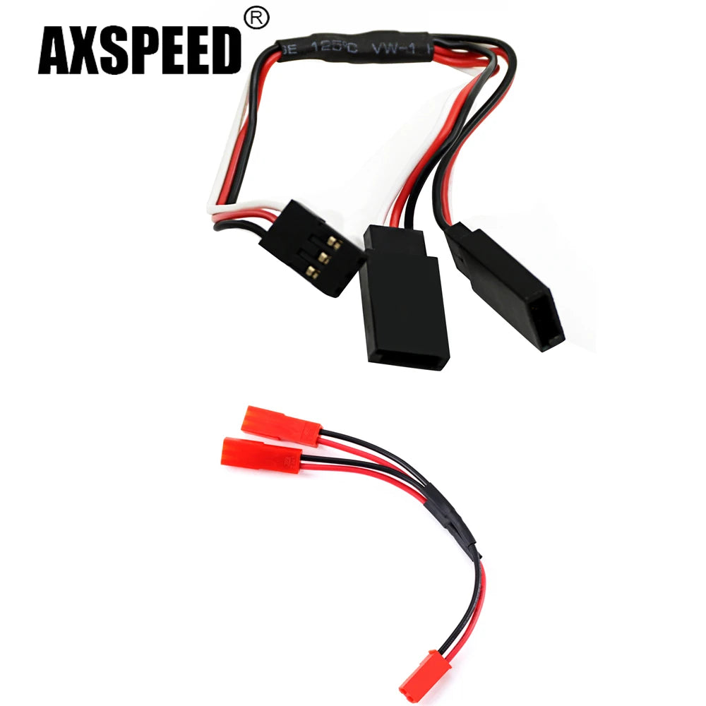 Câble Y AXSPEED JST JR 1 vers 2 pour modèles RC