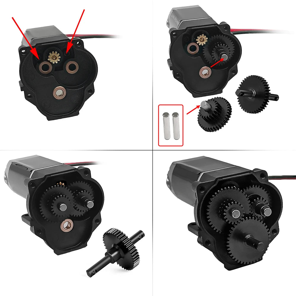 Pignons transmission acier AXSPEED overdrive / underdrive TRX4M – vue 5