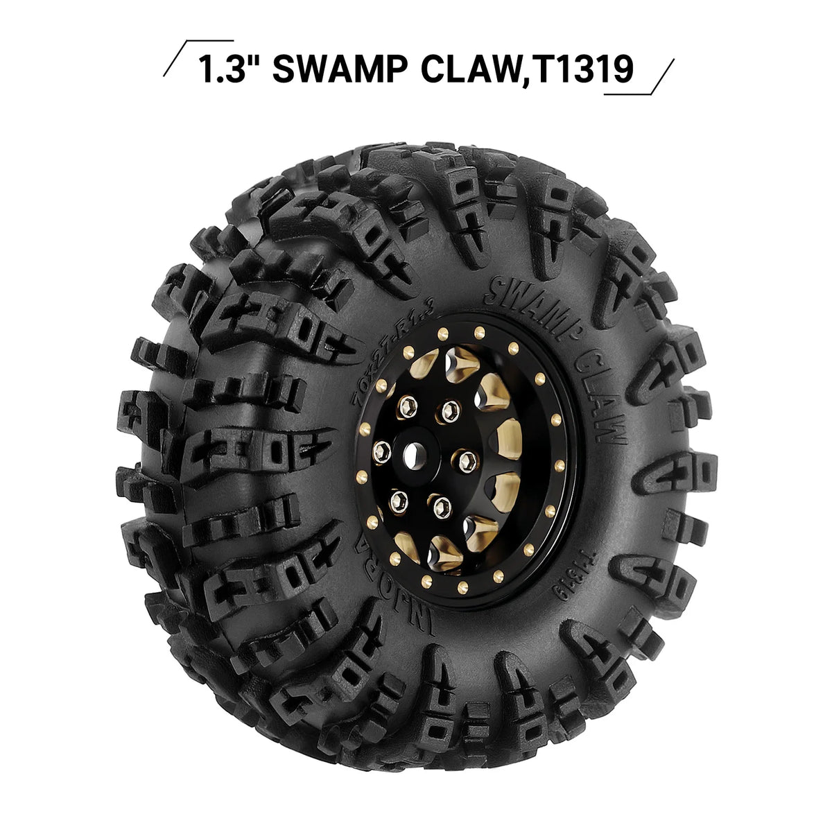 INJORA Swamp Claw S5 1.3 70 x 27 mm lesté laiton – vue complémentaire