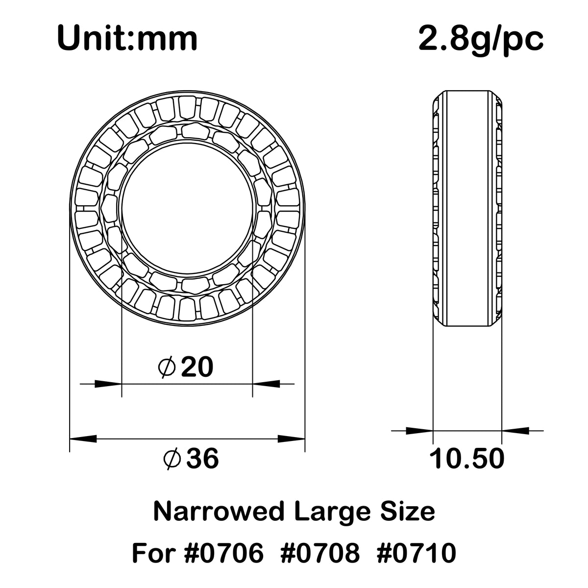 MEUS inserts souples pour pneus SCX30 – détail