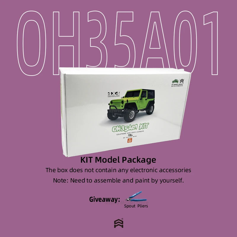 Kit mini crawler Orlandoo Hunter OH35 OH32 – vue 10