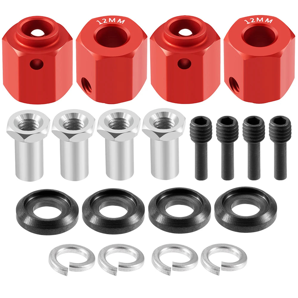 Adaptateurs hexagone 12 mm AXSPEED TRX4 – présentation complémentaire