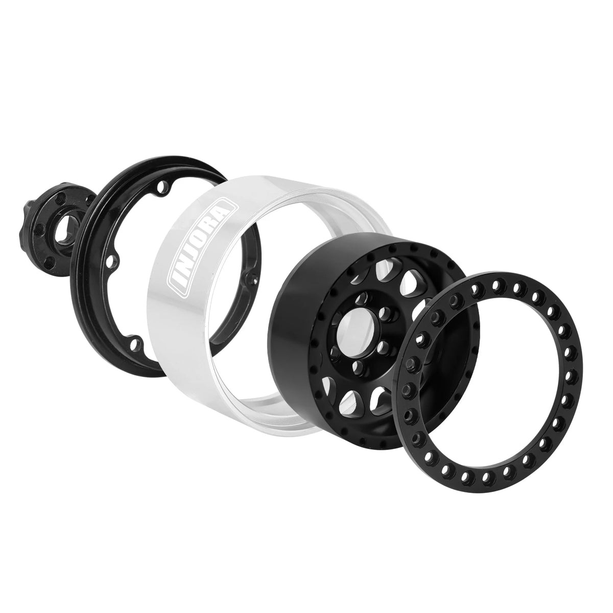 INJORA jante beadlock 1.9 aluminium pour TRX4 SCX10 – détail produit