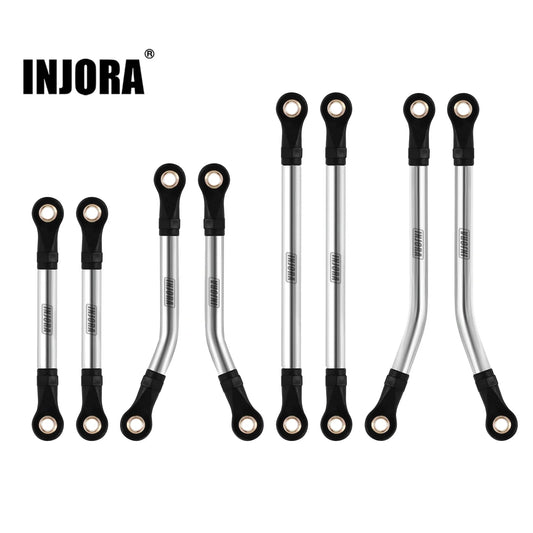 Liens high-clearance inox et barre direction INJORA pour TRX4M 1/18