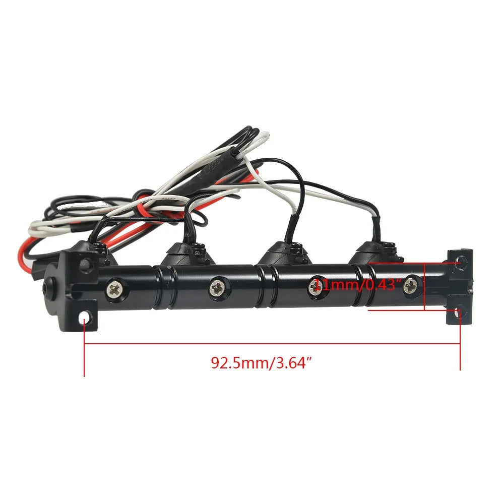 Barre de toit LED AXSPEED 4 / 5 / 6 feux pour TRX4 / SCX10 – vue complémentaire 8