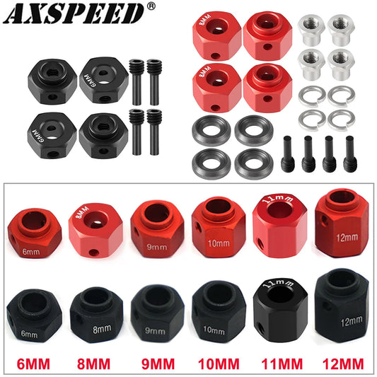 Hexagones de roue AXSPEED 12 mm 6 à 12 mm pour TRX4