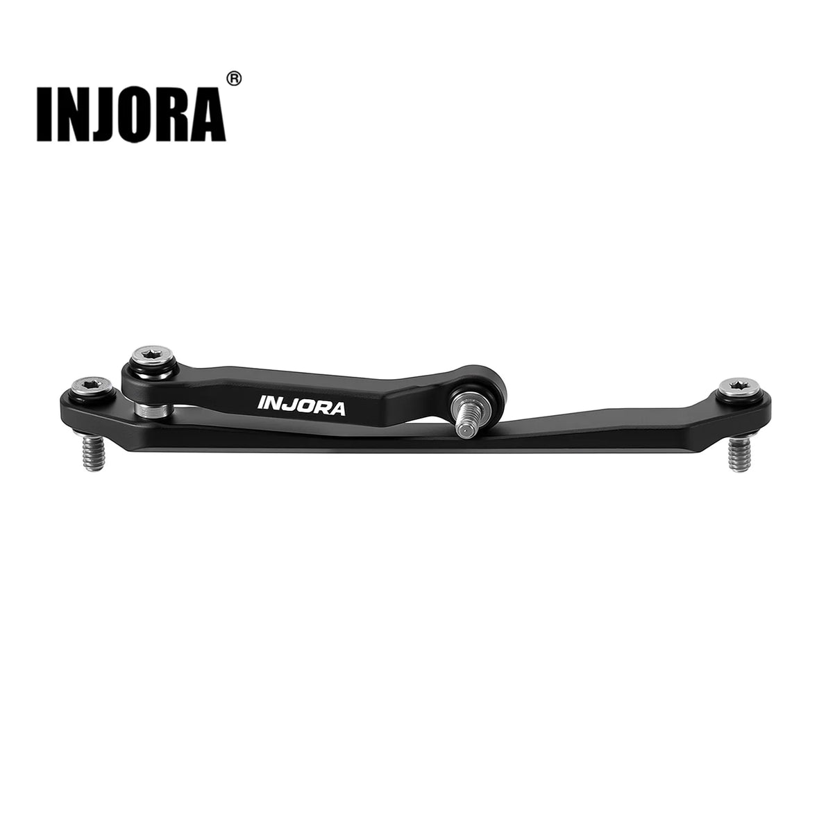 Biellettes de direction laiton noir INJORA pour Axial SCX30 1/30