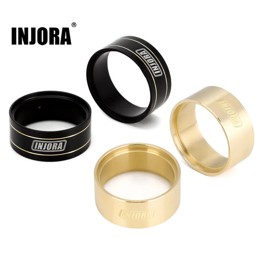 Anneau beadlock interne laiton INJORA 13 g pour jante 1.0 SCX24