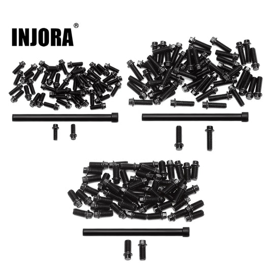 Vis acier INJORA M2 M2.5 M3 pour anneaux beadlock jantes 1.9 2.2